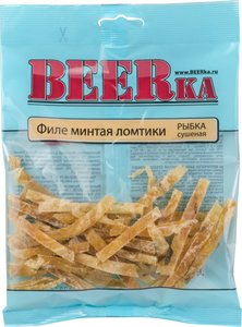 Минтай ломтики (Сушено-вяленый 25гр) Минтай ломтики (Сушено-вяленый 25гр)